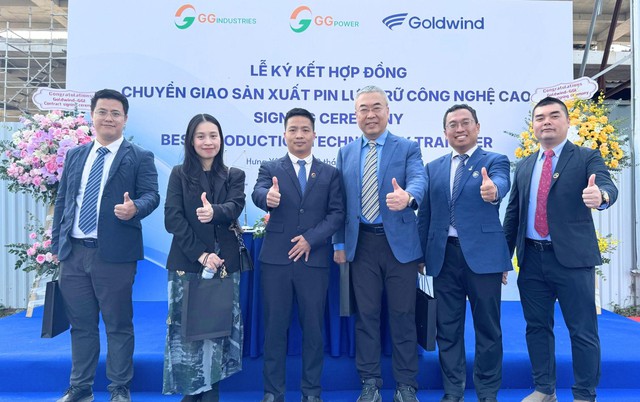 GG Industries ký hợp đồng nhận chuyển giao công nghệ sản xuất hệ thống pin lưu trữ năng lượng (BESS) với Tập đoàn Goldwind- Ảnh 3. GG Industries ký hợp đồng nhận chuyển giao công nghệ sản xuất hệ thống pin lưu trữ năng lượng (BESS) với Tập đoàn Goldwind- Ảnh 3.