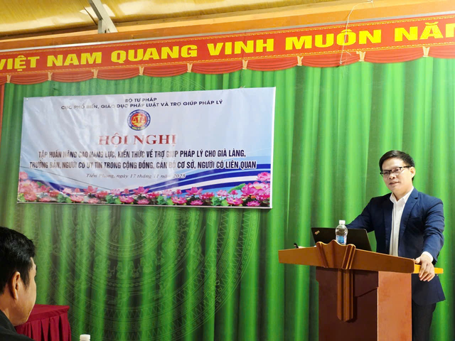 Trợ gi&uacute;p ph&aacute;p l&yacute; cho người c&oacute; uy t&iacute;n v&agrave; c&aacute;n bộ cơ sở tại tỉnh Nghệ An- Ảnh 2.