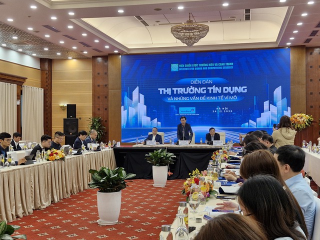 Diễn đ&agrave;n Thị trường t&iacute;n dụng v&agrave; những vấn đề kinh tế vĩ m&ocirc;- Ảnh 1.