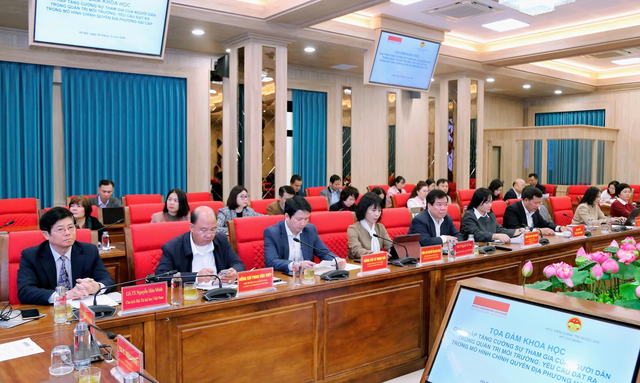 Học viện Ch&iacute;nh trị quốc gia Hồ Ch&iacute; Minh tổ chức tọa đ&agrave;m khoa học về tăng cường sự tham gia của người d&acirc;n trong quản trị m&ocirc;i trường- Ảnh 2.