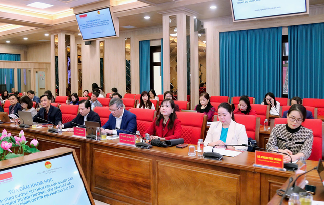 Học viện Ch&iacute;nh trị quốc gia Hồ Ch&iacute; Minh tổ chức tọa đ&agrave;m khoa học về tăng cường sự tham gia của người d&acirc;n trong quản trị m&ocirc;i trường- Ảnh 3.