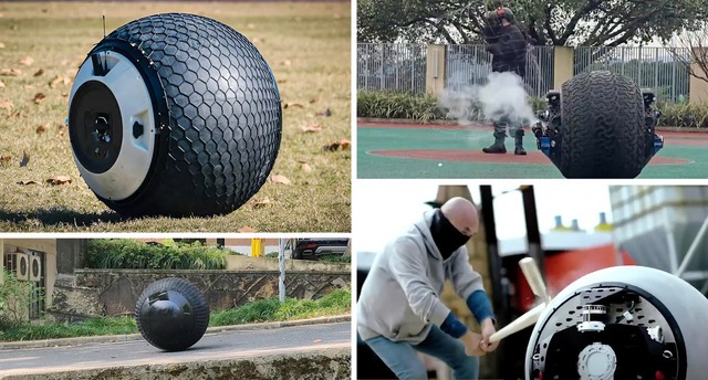 Cảnh s&aacute;t Trung Quốc tung "Quả b&oacute;ng th&eacute;p" 125kg v&agrave;o cuộc chiến chống tội phạm: Tương lai như phim viễn tưởng- Ảnh 2.