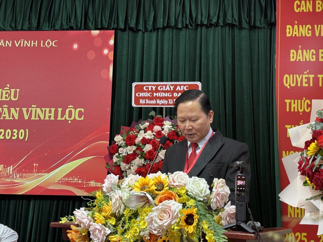 Tân Vĩnh Lộc khởi sắc: Đại hội đại biểu Hội Doanh nghiệp xã lần thứ I – Dấu ấn của tinh thần đồng hành và đổi mới- Ảnh 3. Tân Vĩnh Lộc khởi sắc: Đại hội đại biểu Hội Doanh nghiệp xã lần thứ I – Dấu ấn của tinh thần đồng hành và đổi mới- Ảnh 3.