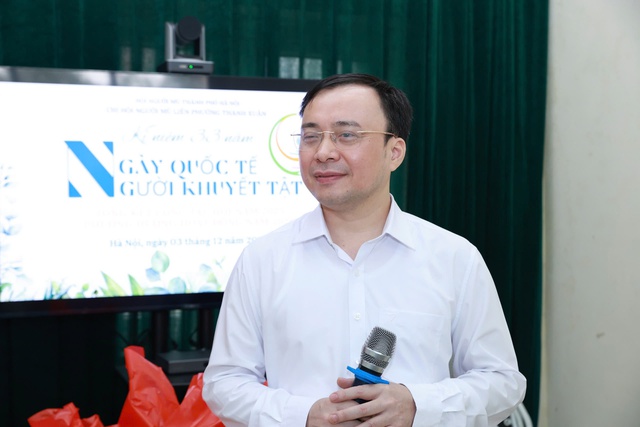 Chi hội người mù liên phường Thanh Xuân kỷ niệm 33 năm Ngày Quốc tế Người khuyết tật- Ảnh 1. Chi hội người mù liên phường Thanh Xuân kỷ niệm 33 năm Ngày Quốc tế Người khuyết tật- Ảnh 1.