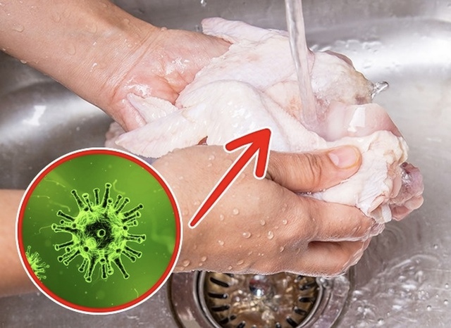 Nghiên cứu sốc: Rửa thịt sống dưới vòi nước - Thói quen châm ngòi “nổ bom vi khuẩn” ngay trong bếp - Ảnh 1. Nghiên cứu sốc: Rửa thịt sống dưới vòi nước - Thói quen châm ngòi “nổ bom vi khuẩn” ngay trong bếp - Ảnh 1.