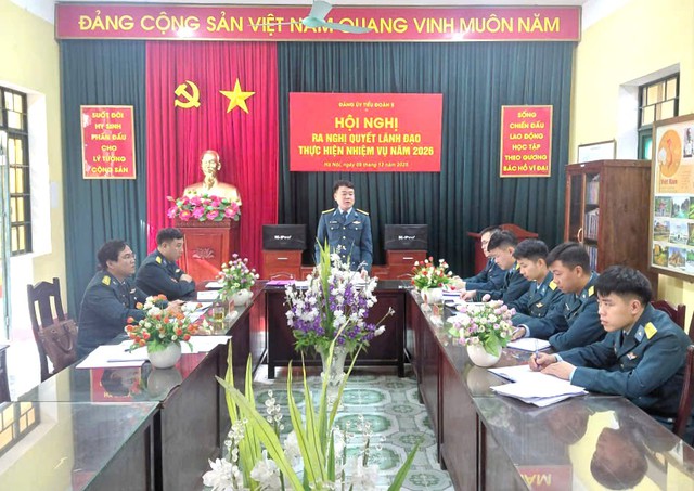 Đảng ủy Tiểu đoàn 5, Học viện Phòng không-Không quân: Ra Nghị quyết lãnh đạo thực hiện nhiệm vụ năm 2026- Ảnh 2. Đảng ủy Tiểu đoàn 5, Học viện Phòng không-Không quân: Ra Nghị quyết lãnh đạo thực hiện nhiệm vụ năm 2026- Ảnh 2.