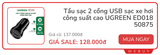 Cầm 200.000đ săn deal cuối tháng: Tai nghe, sạc dự phòng, đủ đồ phụ kiện từ Anker, Hoco, Ugreen...- Ảnh 11.