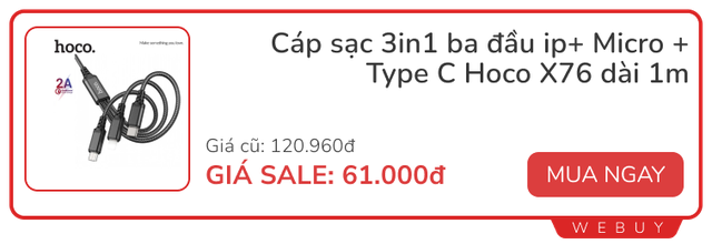 Cầm 200.000đ săn deal cuối tháng: Tai nghe, sạc dự phòng, đủ đồ phụ kiện từ Anker, Hoco, Ugreen...- Ảnh 8.