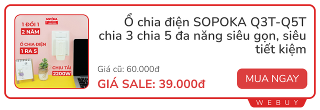Chỉ từ 29.000đ sắm đủ đồ Xiaomi, Bear, Pery Smith...: Máy khử mùi, hút bụi, lọc nước đều có giá tốt- Ảnh 2.