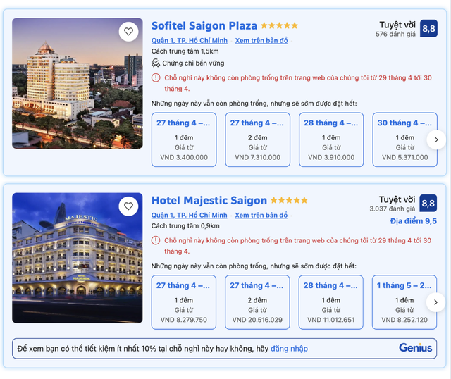 Hết sạch phòng khách sạn view xem diễu binh từ sáng 29/4, có nơi hạng phòng 35 triệu/ đêm cũng bán hết- Ảnh 2. Hết sạch phòng khách sạn view xem diễu binh từ sáng 29/4, có nơi hạng phòng 35 triệu/ đêm cũng bán hết- Ảnh 2.