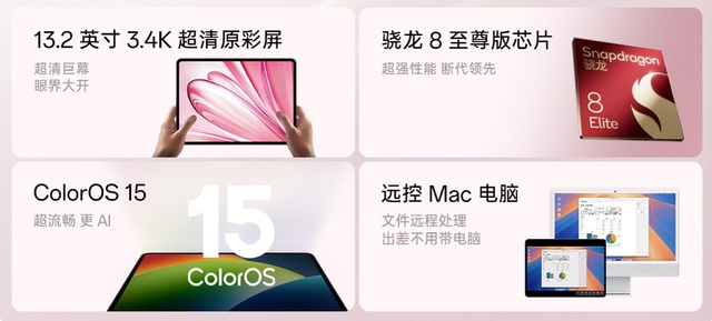 OPPO Pad 4 Pro ra mắt: Tablet đầu tiên với chip Snapdragon 8 Elite, màn hình 144Hz, RAM 16GB, 8 loa, pin 12.140mAh- Ảnh 6. OPPO Pad 4 Pro ra mắt: Tablet đầu tiên với chip Snapdragon 8 Elite, màn hình 144Hz, RAM 16GB, 8 loa, pin 12.140mAh- Ảnh 6.
