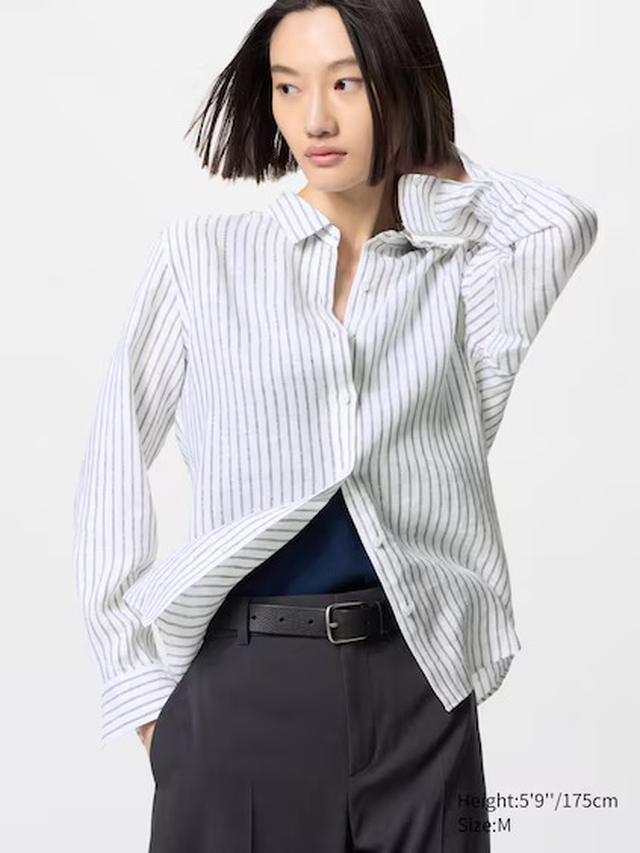 4 kiểu áo sơ mi dìm dáng, xỉn da, điểm thanh lịch lao dốc thảm hại- Ảnh 6. 4 kiểu áo sơ mi dìm dáng, xỉn da, điểm thanh lịch lao dốc thảm hại- Ảnh 6.