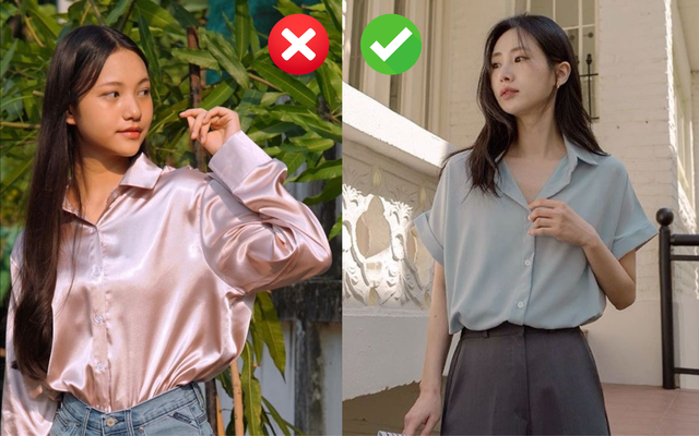 4 kiểu áo sơ mi dìm dáng, xỉn da, điểm thanh lịch lao dốc thảm hại- Ảnh 1. 4 kiểu áo sơ mi dìm dáng, xỉn da, điểm thanh lịch lao dốc thảm hại- Ảnh 1.