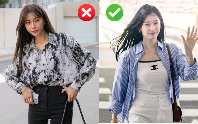 4 kiểu áo sơ mi dìm dáng, xỉn da, điểm thanh lịch lao dốc thảm hại- Ảnh 3. 4 kiểu áo sơ mi dìm dáng, xỉn da, điểm thanh lịch lao dốc thảm hại- Ảnh 3.