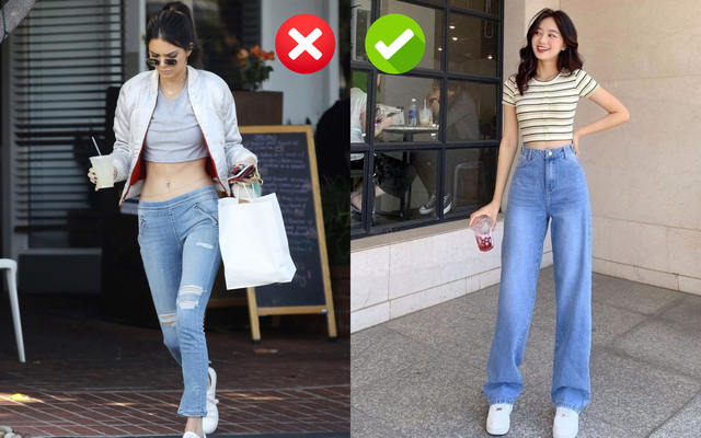 5 kiểu quần jeans tưởng đẹp mà phá dáng, mặc sai bạn xấu đi chục lần- Ảnh 1. 5 kiểu quần jeans tưởng đẹp mà phá dáng, mặc sai bạn xấu đi chục lần- Ảnh 1.