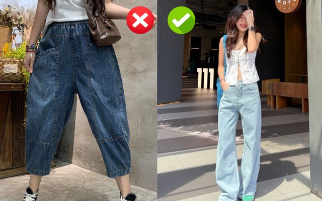 5 kiểu quần jeans tưởng đẹp mà phá dáng, mặc sai bạn xấu đi chục lần- Ảnh 5. 5 kiểu quần jeans tưởng đẹp mà phá dáng, mặc sai bạn xấu đi chục lần- Ảnh 5.