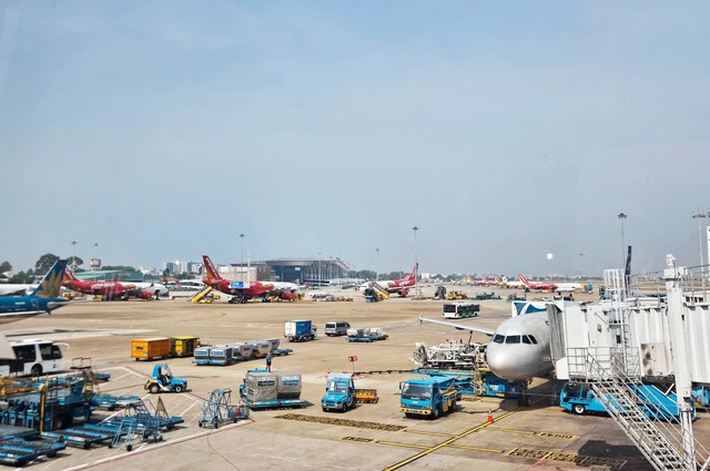 Bên trong Nhà ga hành khách hiện đại nhất Việt Nam, chuyến bay khai trương chính thức cất cánh- Ảnh 12. Bên trong Nhà ga hành khách hiện đại nhất Việt Nam, chuyến bay khai trương chính thức cất cánh- Ảnh 12.