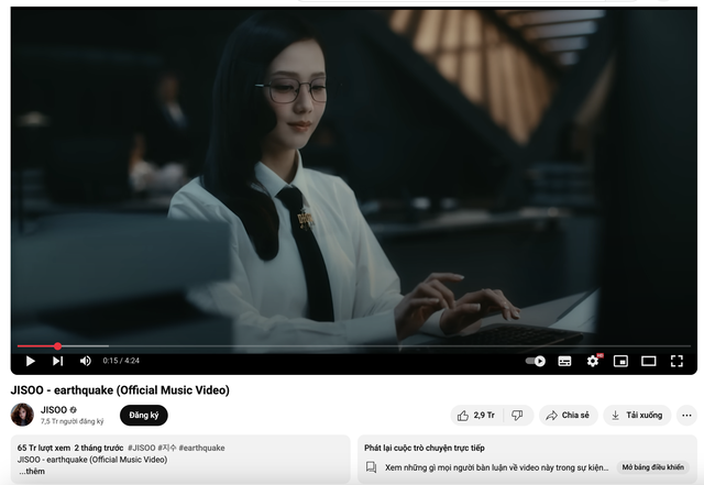 10 MV Kpop nhiều view nhất đầu 2025: Hạng 1 gây sốc, Jennie hay Lisa đỉnh hơn?- Ảnh 5. 10 MV Kpop nhiều view nhất đầu 2025: Hạng 1 gây sốc, Jennie hay Lisa đỉnh hơn?- Ảnh 5.