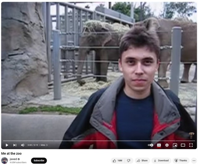 Ngày này năm ấy - một video 19 giây lên sóng, và nút “Upload” trở thành thói quen toàn cầu- Ảnh 1. Ngày này năm ấy - một video 19 giây lên sóng, và nút “Upload” trở thành thói quen toàn cầu- Ảnh 1.