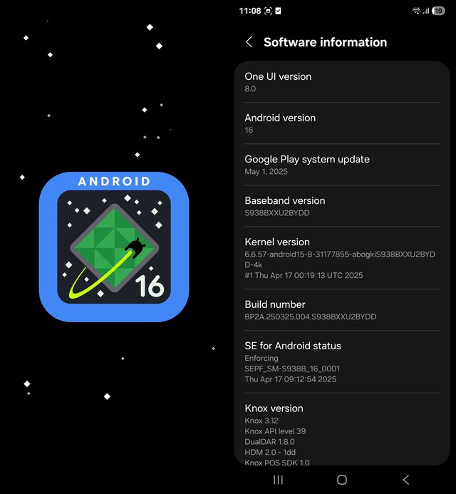 Những hình ảnh đầu tiên về One UI 8 trên Galaxy S25 Ultra- Ảnh 1. Những hình ảnh đầu tiên về One UI 8 trên Galaxy S25 Ultra- Ảnh 1.