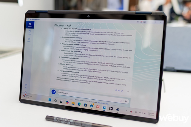 HP kỷ niệm 30 năm có mặt tại thị trường Việt Nam: Ra mắt laptop với tên gọi mới, tích hợp AI riêng hỗ trợ công việc- Ảnh 7. HP kỷ niệm 30 năm có mặt tại thị trường Việt Nam: Ra mắt laptop với tên gọi mới, tích hợp AI riêng hỗ trợ công việc- Ảnh 7.