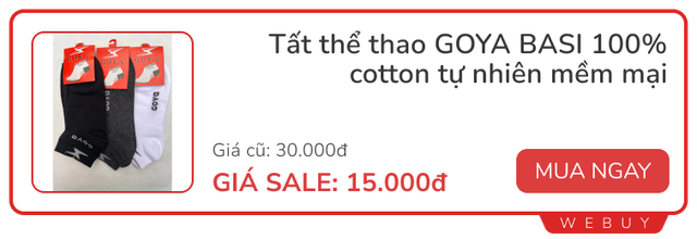 5 nhãn giày, thời trang thể thao so kè giảm giá: Puma, adidas, Goya... chỉ từ 19.000đ cho đồ chính hãng- Ảnh 3.