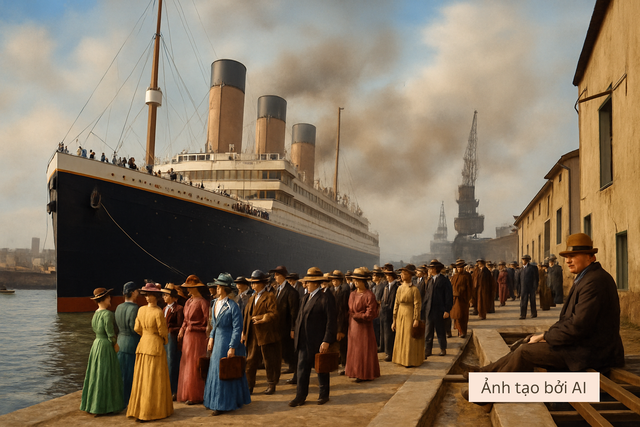 Khi AI tái hiện chân thực đêm tiệc cuối cùng trên tàu Titanic: Sự xa hoa tột cùng che mờ mọi hiểm họa- Ảnh 1. nha cai hi88 tái hiện chân thực đêm tiệc cuối cùng trên tàu Titanic: Sự xa hoa tột cùng che mờ mọi hiểm họa- Ảnh 1.