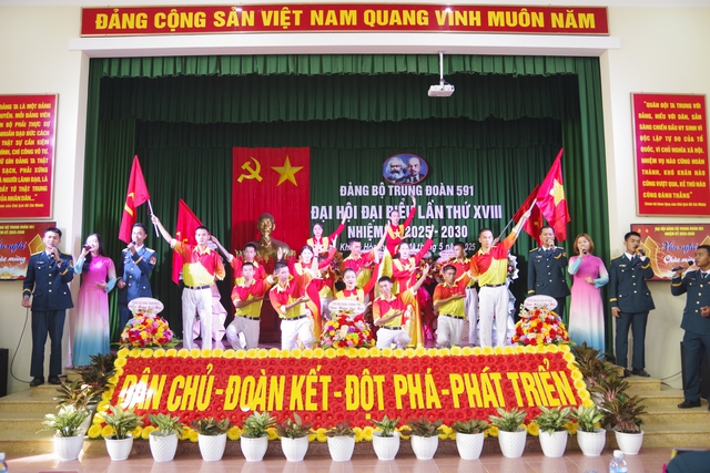 Đảng bộ Trung đoàn 591 tổ chức thành công Đại hội đại biểu nhiệm kỳ 2025 - 2030- Ảnh 4. Đảng bộ Trung đoàn 591 tổ chức thành công Đại hội đại biểu nhiệm kỳ 2025 - 2030- Ảnh 4.