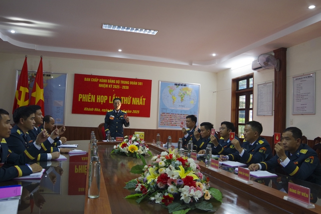 Đảng bộ Trung đoàn 591 tổ chức thành công Đại hội đại biểu nhiệm kỳ 2025 - 2030- Ảnh 6. Đảng bộ Trung đoàn 591 tổ chức thành công Đại hội đại biểu nhiệm kỳ 2025 - 2030- Ảnh 6.