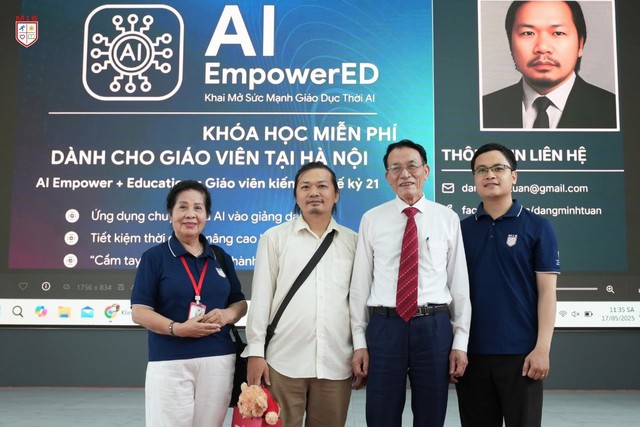 Hà Nội Gần 100 giáo viên thủ lĩnh chung tay định hình tương lai giáo dục trong kỷ nguyên AI với sự kiện AI EmpowerED – Khai mở sức mạnh giáo dục thời AI- Ảnh 16. Hà Nội Gần 100 giáo viên thủ lĩnh chung tay định hình tương lai giáo dục trong kỷ nguyên AI với sự kiện AI EmpowerED – Khai mở sức mạnh giáo dục thời AI- Ảnh 16.