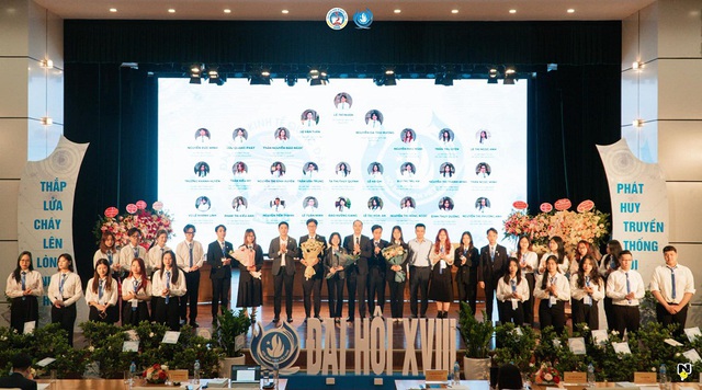 Ảnh 4. Đại hội Đại biểu Hội Sinh viên Việt Nam Đại học Kinh tế Quốc dân  lần thứ XVIII, nhiệm kỳ 2023 - 2025