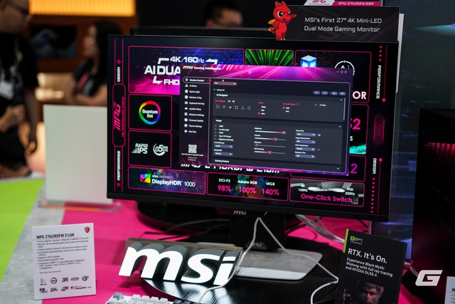 Dạo qua gian hàng MSI tại Computex 2025: GPU mạ Titan, tản nhiệt CPU mà có màn hình... to như smartphone- Ảnh 15. Dạo qua gian hàng MSI tại Computex 2025: GPU mạ Titan, tản nhiệt CPU mà có màn hình... to như smartphone- Ảnh 15.