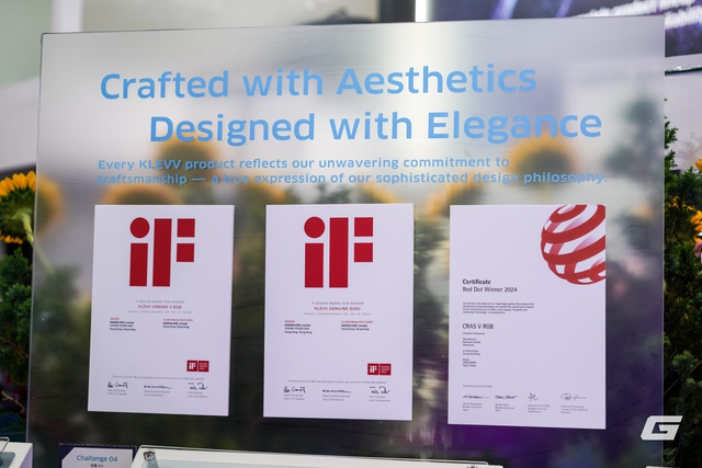 KLEVV trình diễn loạt RAM đạt giải thiết kế iF Design và Red Dot: Chiếc thì lấy cảm hứng từ cung tên, chiếc có 'ống đồng phát sáng'- Ảnh 11.