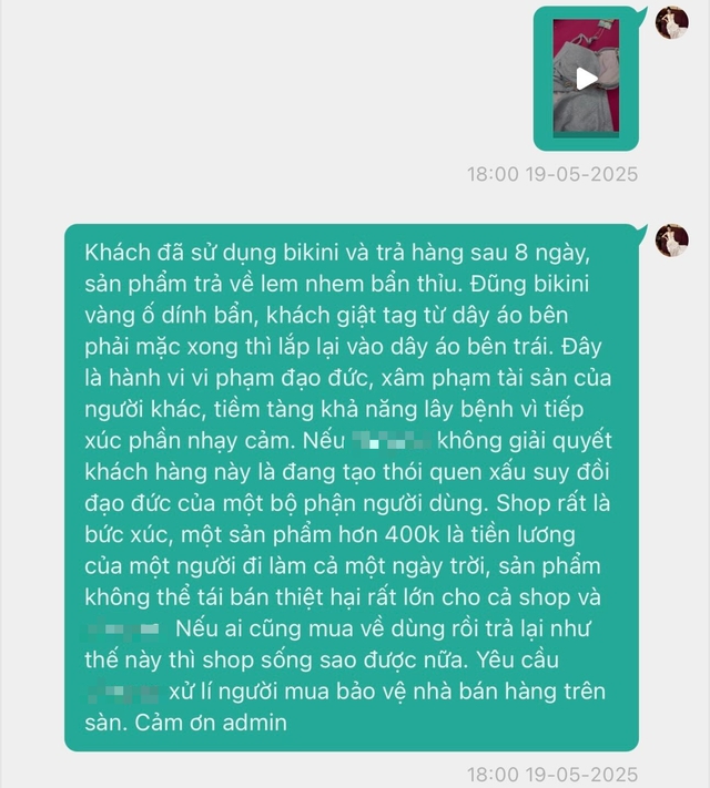 Lại có vụ hoàn bikini với vệt ố vàng lẫn bùn cát khiến cả cõi mạng "ứa gan"!- Ảnh 4. Lại có vụ hoàn bikini với vệt ố vàng lẫn bùn cát khiến cả cõi mạng "ứa gan"!- Ảnh 4.