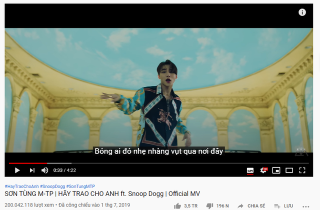 5 MV đạt 200 triệu view nhanh nhất Việt Nam: Hoà Minzy được “quốc dân độ” vươn lên Top 1, Sơn Tùng xếp sau nhân tố tranh cãi- Ảnh 8. 5 MV đạt 200 triệu view nhanh nhất Việt Nam: Hoà Minzy được “quốc dân độ” vươn lên Top 1, Sơn Tùng xếp sau nhân tố tranh cãi- Ảnh 8.