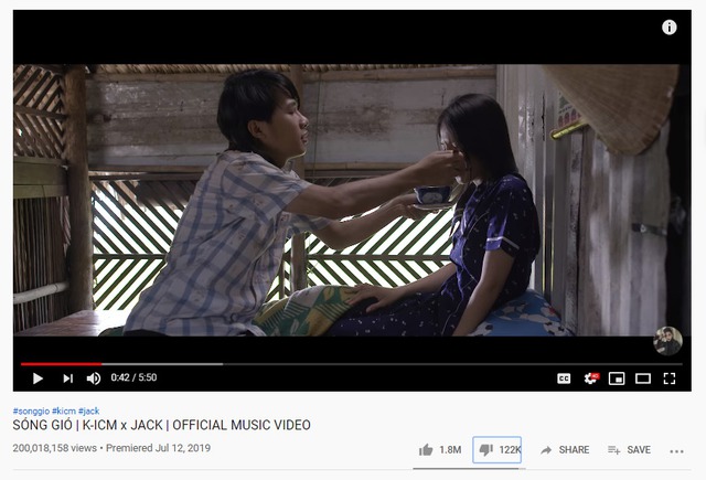 5 MV đạt 200 triệu view nhanh nhất Việt Nam: Hoà Minzy được “quốc dân độ” vươn lên Top 1, Sơn Tùng xếp sau nhân tố tranh cãi- Ảnh 6. 5 MV đạt 200 triệu view nhanh nhất Việt Nam: Hoà Minzy được “quốc dân độ” vươn lên Top 1, Sơn Tùng xếp sau nhân tố tranh cãi- Ảnh 6.