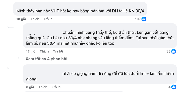 Biểu diễn bản phối mới của ca khúc 4 tỷ view, Võ Hạ Trâm bị chê lên "gân cốt", kém thần thái- Ảnh 2. Biểu diễn bản phối mới của ca khúc 4 tỷ view, Võ Hạ Trâm bị chê lên "gân cốt", kém thần thái- Ảnh 2.