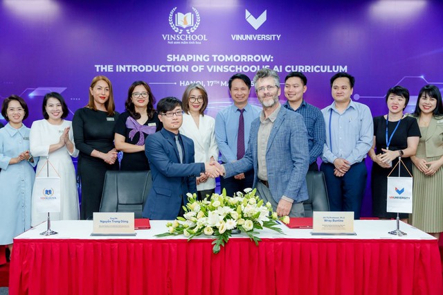 Vinschool triển khai chương trình giáo dục trí tuệ nhân tạo toàn diện từ mầm non đến lớp 12- Ảnh 1. Vinschool triển khai chương trình giáo dục trí tuệ nhân tạo toàn diện từ mầm non đến lớp 12- Ảnh 1.