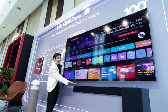 Dải TV thông minh trải dài từ 43 đến 100 inch tích hợp trí tuệ nhân tạo thấu cảm của LG chính thức trình làng - Ảnh 4. Dải TV thông minh trải dài từ 43 đến 100 inch tích hợp trí tuệ nhân tạo thấu cảm của LG chính thức trình làng - Ảnh 4.
