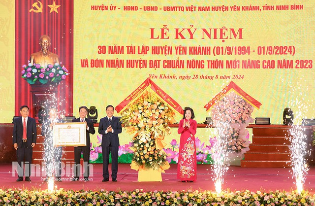 Một số kết quả thực hiện xây dựng nông thôn mới nâng cao đến năm 2023 của huyện Yên Khánh, tỉnh Ninh Bình- Ảnh 1.