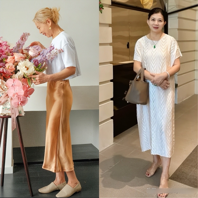 Phụ nữ U50 chỉ cần nhớ 2 điều để mặc đẹp: Váy hi88 gg gối và giày cao gót!- Ảnh 3.