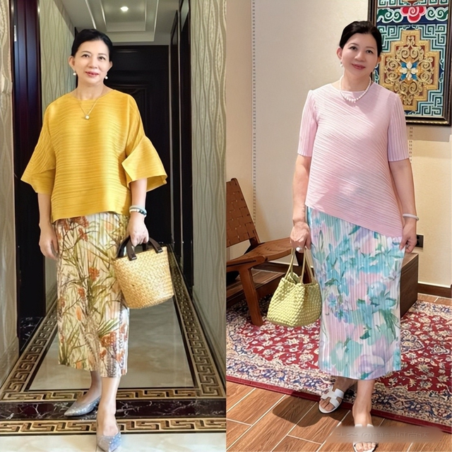 Phụ nữ U50 chỉ cần nhớ 2 điều để mặc đẹp: Váy hi88 gg gối và giày cao gót!- Ảnh 5.