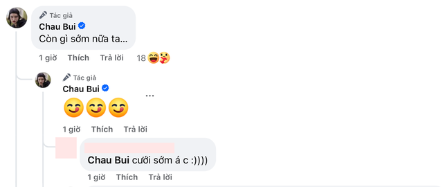 Châu Bùi đáp trả 1 câu gây náo loạn sau khi Binz xác nhận sắp cưới- Ảnh 2. Châu Bùi đáp trả 1 câu gây náo loạn sau khi Binz xác nhận sắp cưới- Ảnh 2.