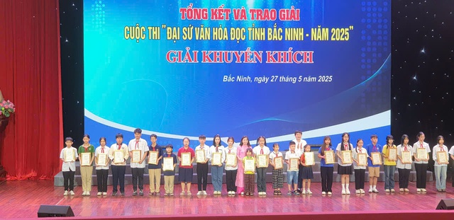 Tổng kết và trao hơn 144 giải trong Cuộc thi Đại sứ Văn hóa đọc tỉnh Bắc Ninh năm 2025- Ảnh 6. Tổng kết và trao hơn 144 giải trong Cuộc thi Đại sứ Văn hóa đọc tỉnh Bắc Ninh năm 2025- Ảnh 6.