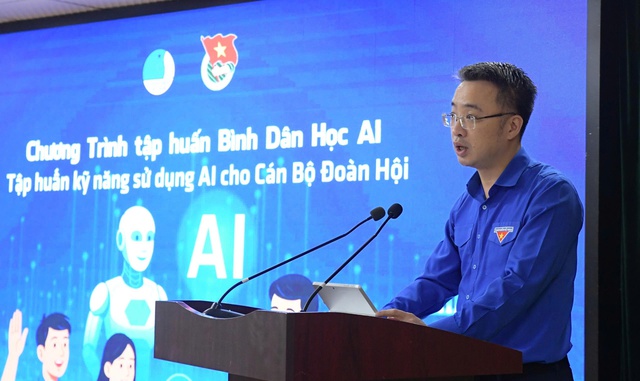 Tập huấn kỹ năng sử dụng AI cho cán bộ Đoàn, Hội- Ảnh 1. Tập huấn kỹ năng sử dụng AI cho cán bộ Đoàn, Hội- Ảnh 1.