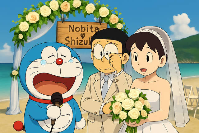 Nobita và Shizuka đến Việt Nam tổ chức đám cưới ở "resort đắt nhất nước" sẽ như thế nào?- Ảnh 2. Nobita và Shizuka đến Việt Nam tổ chức đám cưới ở "resort đắt nhất nước" sẽ như thế nào?- Ảnh 2.