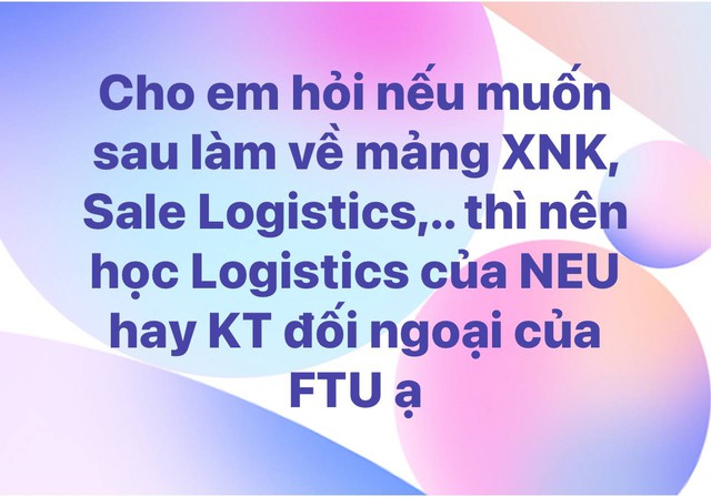 Cuộc "phím chiến" đang rần rần khắp Threads, Facebook: Nên học Kinh tế tại NEU hay FTU?- Ảnh 1. Cuộc "phím chiến" đang rần rần khắp Threads, Facebook: Nên học Kinh tế tại NEU hay FTU?- Ảnh 1.