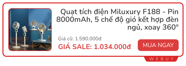 Deal chất từ Philips, LocknLock, PerySmith: Máy hút bụi, camera, quạt tích điện, đèn cảm ứng... chỉ từ 41.000đ- Ảnh 2.