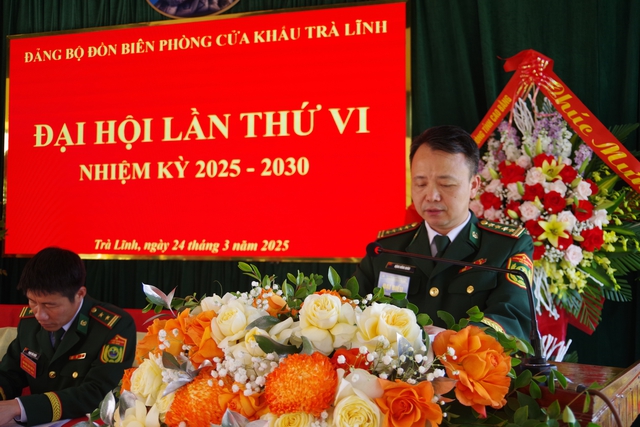 Đồn Biên phòng Trà Lĩnh - Quyết tâm triển khai thực hiện hiệu quả nghị quyết Đại hội- Ảnh 1. Đồn Biên phòng Trà Lĩnh - Quyết tâm triển khai thực hiện hiệu quả nghị quyết Đại hội- Ảnh 1.