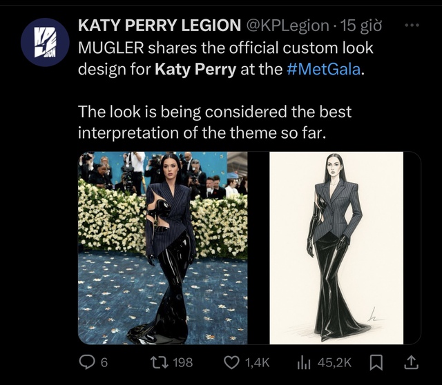 Cú lừa lớn nhất Met Gala 2025 gọi tên Katy Perry- Ảnh 6. Cú lừa lớn nhất Met Gala 2025 gọi tên Katy Perry- Ảnh 6.